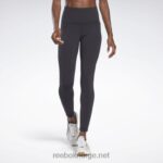 kvinner svart 2X42N295 Reebok lux tights med høy midje