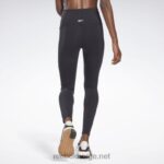 kvinner svart 2X42N295 Reebok lux tights med høy midje - Bilde 3