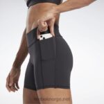 kvinner svart 2X42N298 Reebok lux booty shorts - Bilde 4