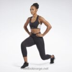 kvinner svart 2X42N340 Reebok lux 3/4 leggings - Bilde 2