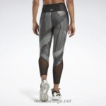kvinner svart 2X42N414 Reebok lux utføre leggings - Bilde 3
