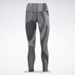 kvinner svart 2X42N414 Reebok lux utføre leggings - Bilde 6