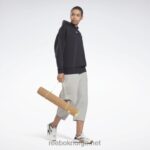 kvinner svart 2X42N451 Reebok lux oversized hettegenser - Bilde 3