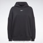 kvinner svart 2X42N451 Reebok lux oversized hettegenser - Bilde 7