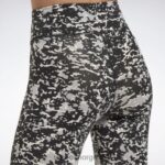 kvinner svart 2X42N453 Reebok moderne leggings i safari bomull - Bilde 4