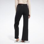 kvinner svart 2X42N474 Reebok yoga ribbebukser i bomull - Bilde 3