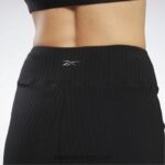 kvinner svart 2X42N474 Reebok yoga ribbebukser i bomull - Bilde 4