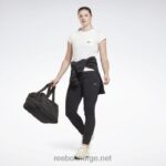 kvinner svart 2X42N482 Reebok lux fleecebukser - Bilde 2