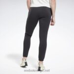kvinner svart 2X42N482 Reebok lux fleecebukser - Bilde 3