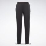 kvinner svart 2X42N482 Reebok lux fleecebukser - Bilde 6
