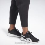 kvinner svart 2X42N488 Reebok strikkede drømmeblend-bukser i bomull - Bilde 6