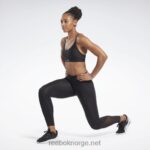 kvinner svart 2X42N491 Reebok lux utføre høye leggings - Bilde 2