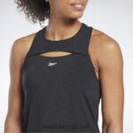 kvinner svart 2X42N549 Reebok activchill atletisk tank topp - Bilde 4