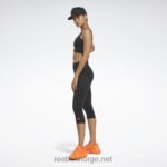 kvinner svart 2X42N559 Reebok victoria beckham 5/8 leggings - Bilde 2