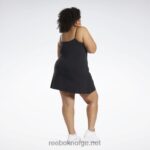kvinner svart 2X42N585 Reebok klassisk bomullskjole (plus size) - Bilde 3