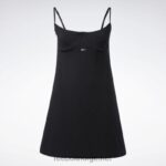 kvinner svart 2X42N585 Reebok klassisk bomullskjole (plus size) - Bilde 7
