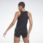 kvinner svart 2X42N598 Reebok forent av fitness perforert tank topp - Bilde 4