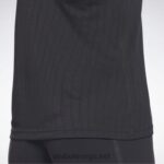 kvinner svart 2X42N598 Reebok forent av fitness perforert tank topp - Bilde 6