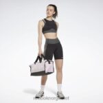 kvinner svart 2X42N600 Reebok studio lagdelt BH-topp - Bilde 2