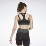 kvinner svart 2X42N600 Reebok studio lagdelt BH-topp - Bilde 3