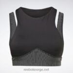 kvinner svart 2X42N600 Reebok studio lagdelt BH-topp - Bilde 6