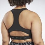 kvinner svart 2X42N612 Reebok lux vector racer sports-bh (plus size) - Bilde 5