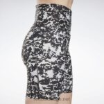 kvinner svart 2X42N640 Reebok flekkete moderne safari-leggingshorts - Bilde 4
