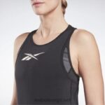 kvinner svart 2X42N705 Reebok activchill grafisk tank-topp - Bilde 4