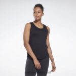 kvinner svart 2X42N735 Reebok activchill+dreamblend tank topp