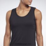 kvinner svart 2X42N735 Reebok activchill+dreamblend tank topp - Bilde 4