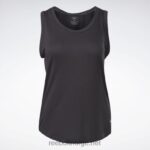 kvinner svart 2X42N735 Reebok activchill+dreamblend tank topp - Bilde 6