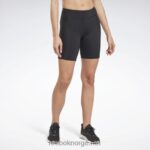 kvinner svart 2X42N744 Reebok yoga ytelse ribbe shorts