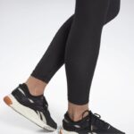 kvinner svart 2X42N818 Reebok leggings med identitetslogo - Bilde 5
