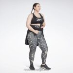 kvinner svart 2X42N840 Reebok lux vector racer sports-bh (plus size) - Bilde 3