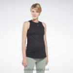 kvinner svart 2X42N911 Reebok skjorte med snøring for gravide
