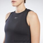 kvinner svart 2X42N911 Reebok skjorte med snøring for gravide - Bilde 4