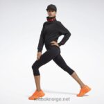 kvinner svart/ultima oransje 2X42N401 Reebok victoria beckham genser med hals - Bilde 2