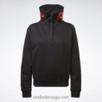 kvinner svart/ultima oransje 2X42N401 Reebok victoria beckham genser med hals - Bilde 6