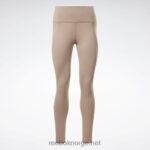 kvinner taupe 2X42N417 Reebok lux tights med høy midje - Bilde 6