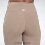 kvinner taupe 2X42N556 Reebok lux high-rise sykkelshorts - Bilde 5