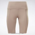 kvinner taupe 2X42N556 Reebok lux high-rise sykkelshorts - Bilde 6