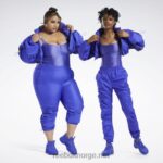 kvinner ultimate lilla 2X42N708 Reebok cardi b vevd crop-jakke (plus size) - Bilde 4