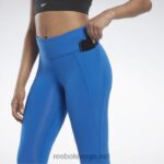 kvinner vektor blå 2X42N359 Reebok lux leggings - Bilde 4
