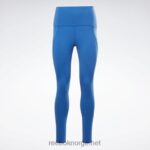 kvinner vektor blå 2X42N426 Reebok lux tights med høy midje - Bilde 6