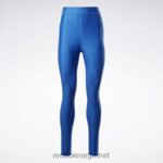 kvinner vektor blå 2X42N947 Reebok løpende vektorleggings - Bilde 7