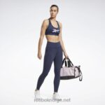 kvinner vektor marine 2X42N146 Reebok lux tights med høy midje - Bilde 2