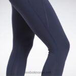 kvinner vektor marine 2X42N146 Reebok lux tights med høy midje - Bilde 4