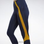 kvinner vektor marine 2X42N423 Reebok treningsklare vektorleggings - Bilde 4