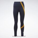 kvinner vektor marine 2X42N423 Reebok treningsklare vektorleggings - Bilde 6