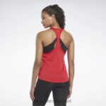 kvinner vektor rød 2X42N392 Reebok treningsklar tanktop med mesh-rygg - Bilde 3